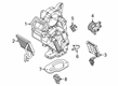 Lincoln Heater Core Diagram - L1MZ-18476-CB