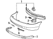 Mercury License Plate Diagram - F5RY17A385A