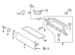 2022 Ford F-150 Lightning Glove Box Diagram - NL3Z-78519C36-BA