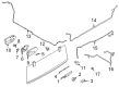 Ford Bronco Wiper Pivot Diagram - M2DZ-17566-A