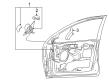 2002 Ford Focus Car Mirror Diagram - 1S4Z-17683-LAB