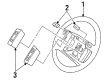 1997 Mercury Grand Marquis Steering Wheel Diagram - F7AZ3600AAE