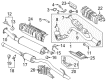 Lincoln Navigator Catalytic Converter Gasket Diagram - BL3Z-9450-A