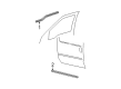 Ford F-250 Super Duty Door Moldings Diagram - 2C3Z-2520878-CAPTM