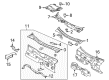 Ford Mustang Dash Panels Diagram - FR3Z-6301610-C