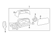2012 Ford Edge Car Mirror Diagram - CA1Z-17683-AAPTM