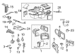 Mercury Blend Door Actuator Diagram - AW7Z-19E616-A