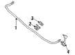Ford Probe Sway Bar Bracket Diagram - F42Z5486A