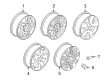 2005 Mercury Monterey Spare Wheel Diagram - 6F2Z-1007-G