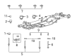Ford Crossmember Bushing Diagram - ML3Z-2500154-A