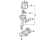 Ford Distributor Diagram - F2DZ12127B