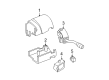 2006 Mercury Mariner Steering Column Cover Diagram - 6L8Z-3530-AAB