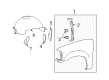 2005 Ford Expedition Fender Diagram - 2L1Z-16006-CA