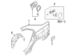 Mercury Fuel Filler Housing Diagram - 6E5Z-5427936-A