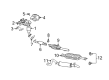 2005 Mercury Mariner Exhaust Heat Shield Diagram - 5L8Z-9N454-AA