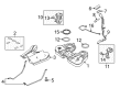 Lincoln Fuel Filler Hose Diagram - AA8Z-9034-F