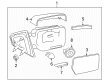 Ford Mirror Cover Diagram - 9L3Z-17D743-BAPTM