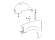 Ford F-150 Fender Diagram - 2L3Z-16005-BA