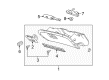 Mercury Grand Marquis Glove Box Diagram - 5W7Z-54060T10-AAC