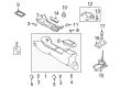 Ford Focus Shift Knob Diagram - 8S4Z-7213-B