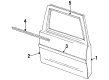 Mercury Mountaineer Door Seal Diagram - F1TZ-7821453-A