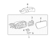Mercury Car Mirror Diagram - BE5Z-17K707-D