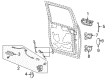 2002 Lincoln Blackwood Door Handle Diagram - 6C6Z-1626605-AAPTM