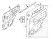 2008 Mercury Mariner Weather Strip Diagram - 8L8Z-7825860-B