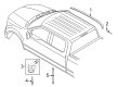 Ford F-250 Super Duty Door Moldings Diagram - FL3Z-1829076-AC