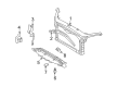 2007 Mercury Milan Air Deflector Diagram - 6N7Z-8310-A