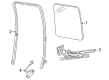 Ford Excursion Window Run Diagram - YC3Z-7825767-AA