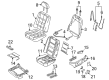 Ford Taurus X Seat Cover Diagram - 8A4Z-7464417-BB