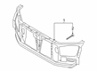 Ford Ranger Radiator Support Diagram - KB3Z-16138-B