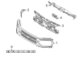 2022 Ford Bronco Sport Grille Diagram - M1PZ8200CCPTM