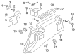 Ford Cup Holder Diagram - FL1Z-7813560-AB