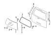 2017 Lincoln Navigator Weather Strip Diagram - 7L1Z-7842084-BD
