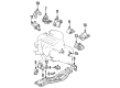 1997 Ford Probe Engine Mount Bracket Diagram - F72Z6E042AA