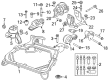 Mercury Front Cross-Member Diagram - AE5Z-5C145-C