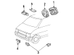 Ford Aerostar Air Bag Sensor Diagram - F59Z-14B005-BA