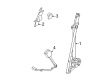2022 Ford F-150 Seat Belt Diagram - NL3Z-16611B08-AB