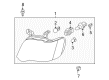 Ford Explorer Sport Trac Headlight Diagram - 8L2Z-13008-B