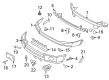 Ford Expedition Bumper Diagram - 7L1Z-17D957-AA