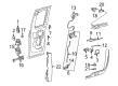 Lincoln Mark LT Window Regulator Diagram - AL3Z-1827000-A