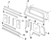 1985 Ford F-250 Weather Strip Diagram - F6TZ-1542084-AB