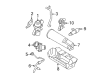 Ford Ranger EGR Tube Diagram - 1L5Z-9E470-AJ