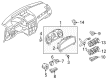 Mercury HVAC Control Module Diagram - AE5Z-19980-N