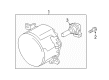 2015 Ford Mustang Fog Light Diagram - FR3Z-15200-A