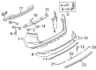 Ford Bumper Diagram - FT4Z-17K835-H