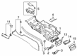 2022 Lincoln Aviator Center Console Base Diagram - LC5Z-78045B30-AA