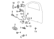 Mercury Door Handle Diagram - 4F1Z-5422404-ABPTM